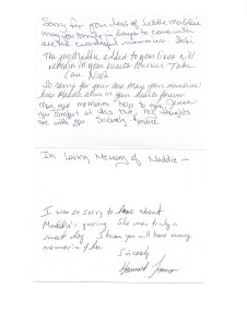 Dr Lawrence and staff card page 2